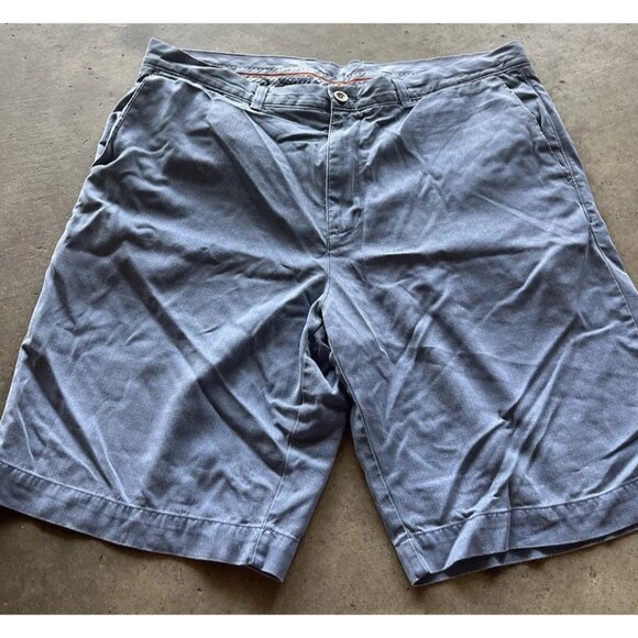 Tommy Bahama Men's Shorts Size 38 Blue Chino Pockets Golfing Cotton Tencel - Picture 7 of 13